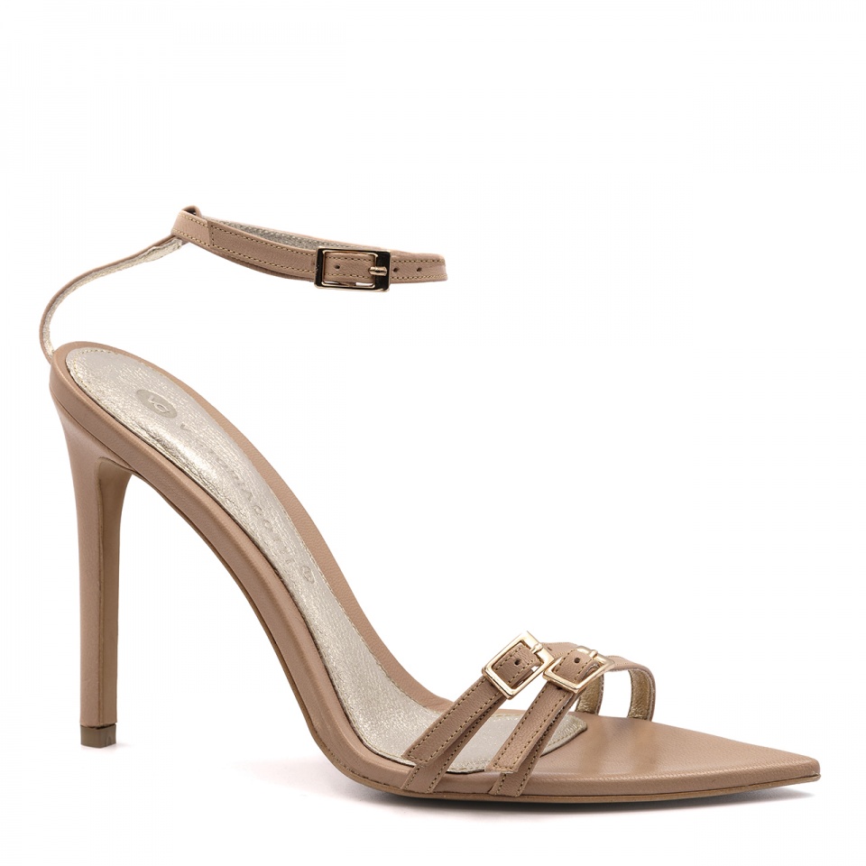 Cappuccino skórzane sandały 5AD001814024L