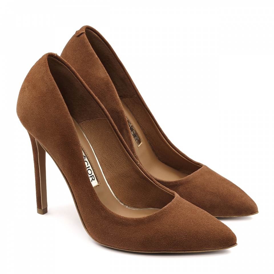 Rude skórzane wysokie szpilki 101W