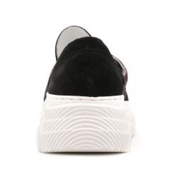 Czarne półbuty w sportowym stylu 7SM4579A