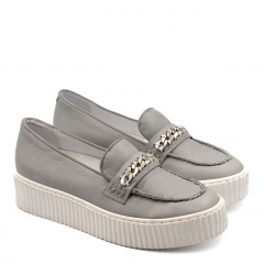 Szare półbuty w sportowym stylu 7SM4570A