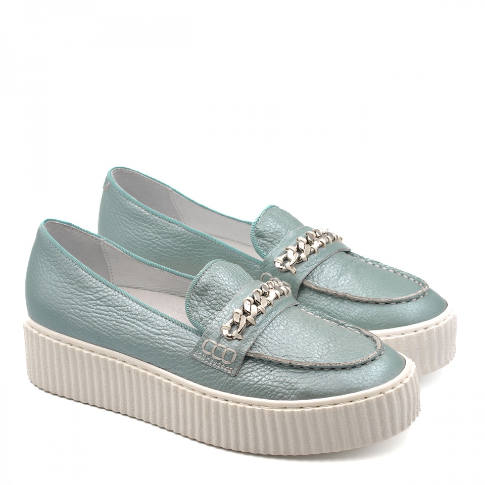 Niebieskie półbuty w sportowym stylu 7SM4570A