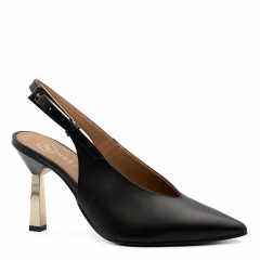 Czarne czółenka z klamrą 231P