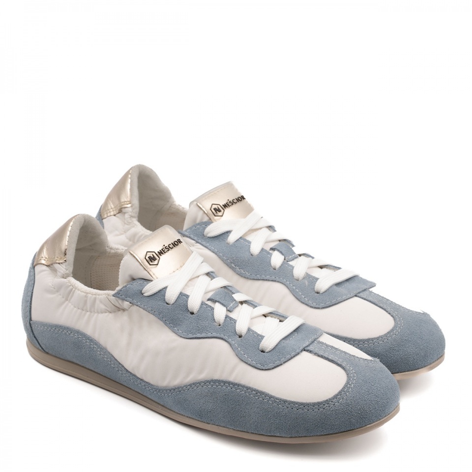 Biało-niebieskie sneakersy 291S
