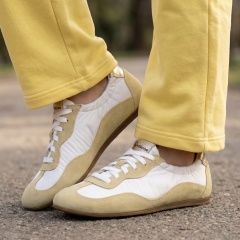 Biało-żółte sneakersy 291S