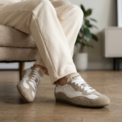 Biało-beżowe sneakersy 291S