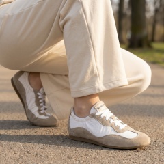 Biało-beżowe sneakersy 291S