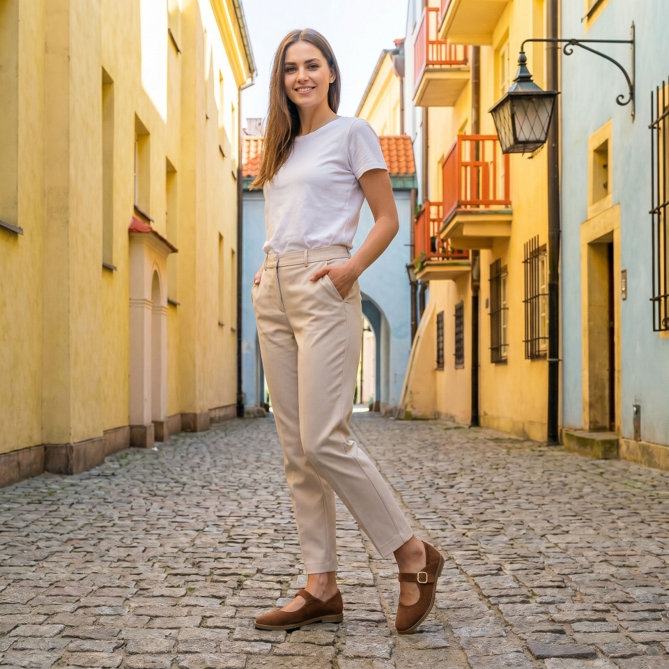 Rude zamszowe półbuty z zapięciem 207W