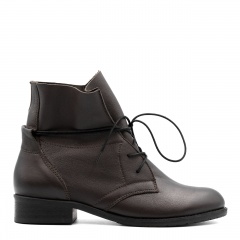 Brązowe botki z luźną cholewką 5GN1012Y5521Z