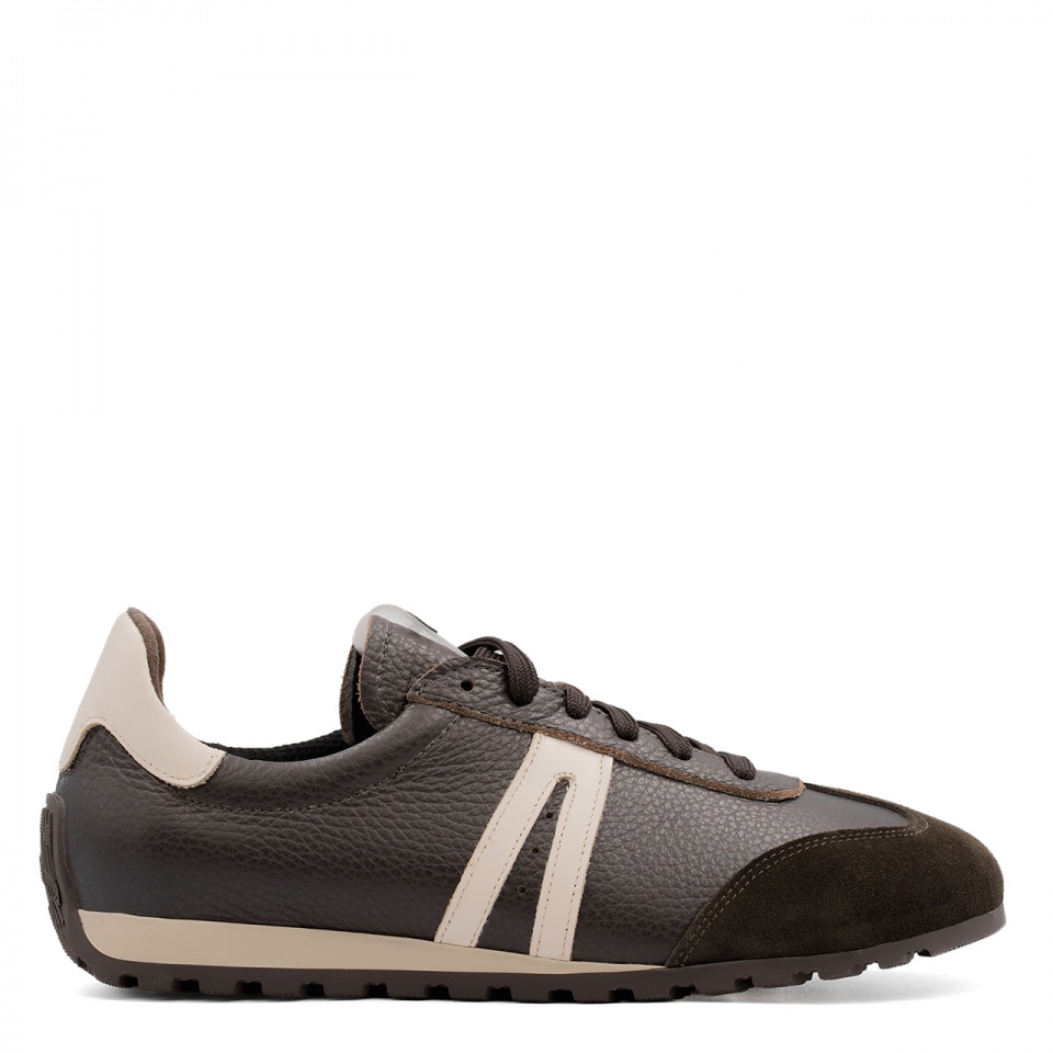 Ciemnobrązowe sneakersy barefoot 310B