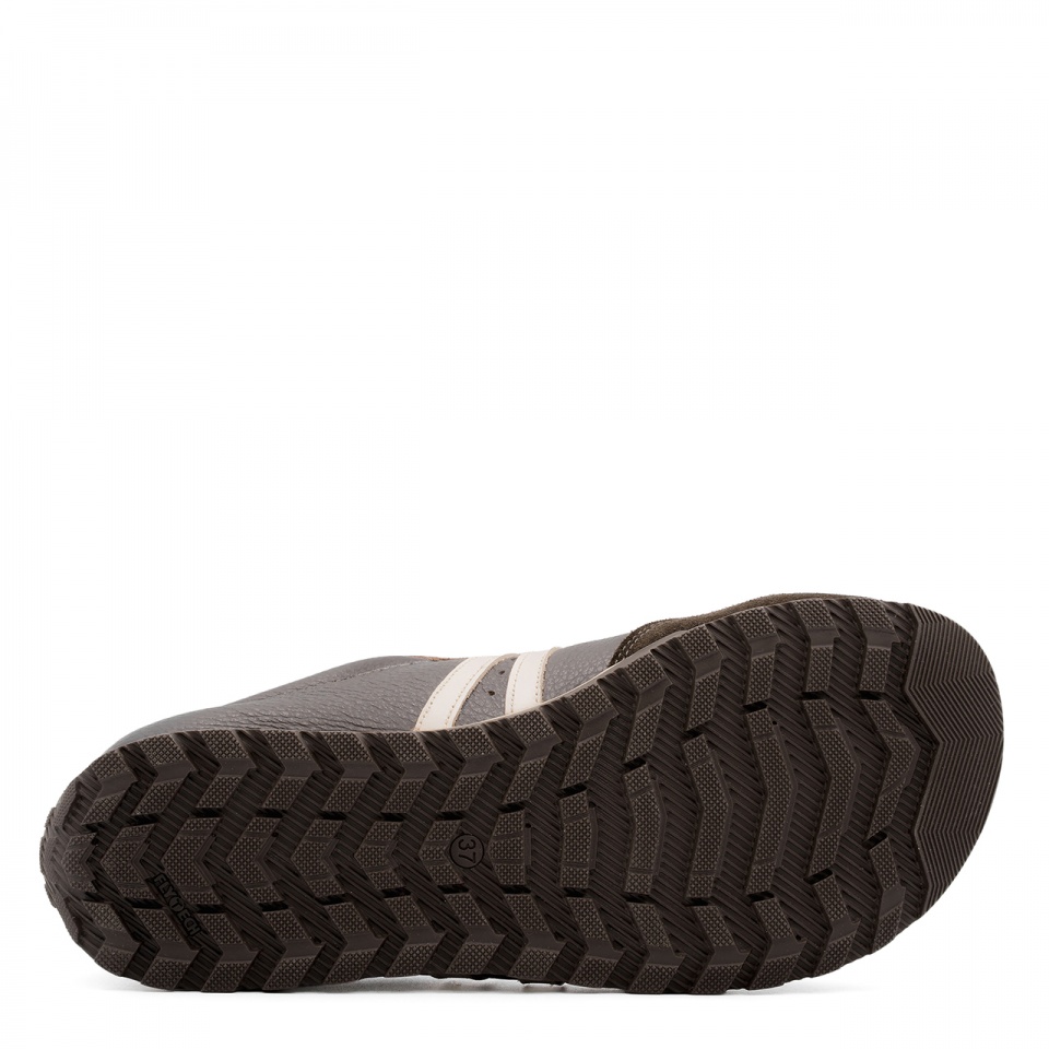 Ciemnobrązowe sneakersy barefoot 310B
