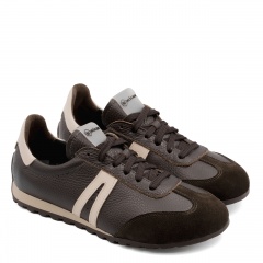 Ciemnobrązowe sneakersy barefoot 310B