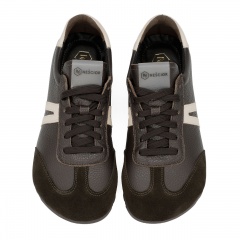 Ciemnobrązowe sneakersy barefoot 310B