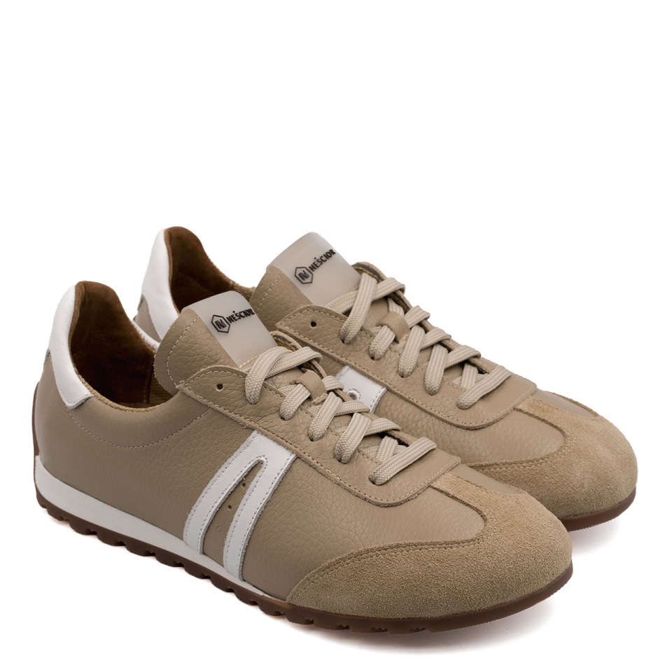 Beżowe sneakersy barefoot 310B