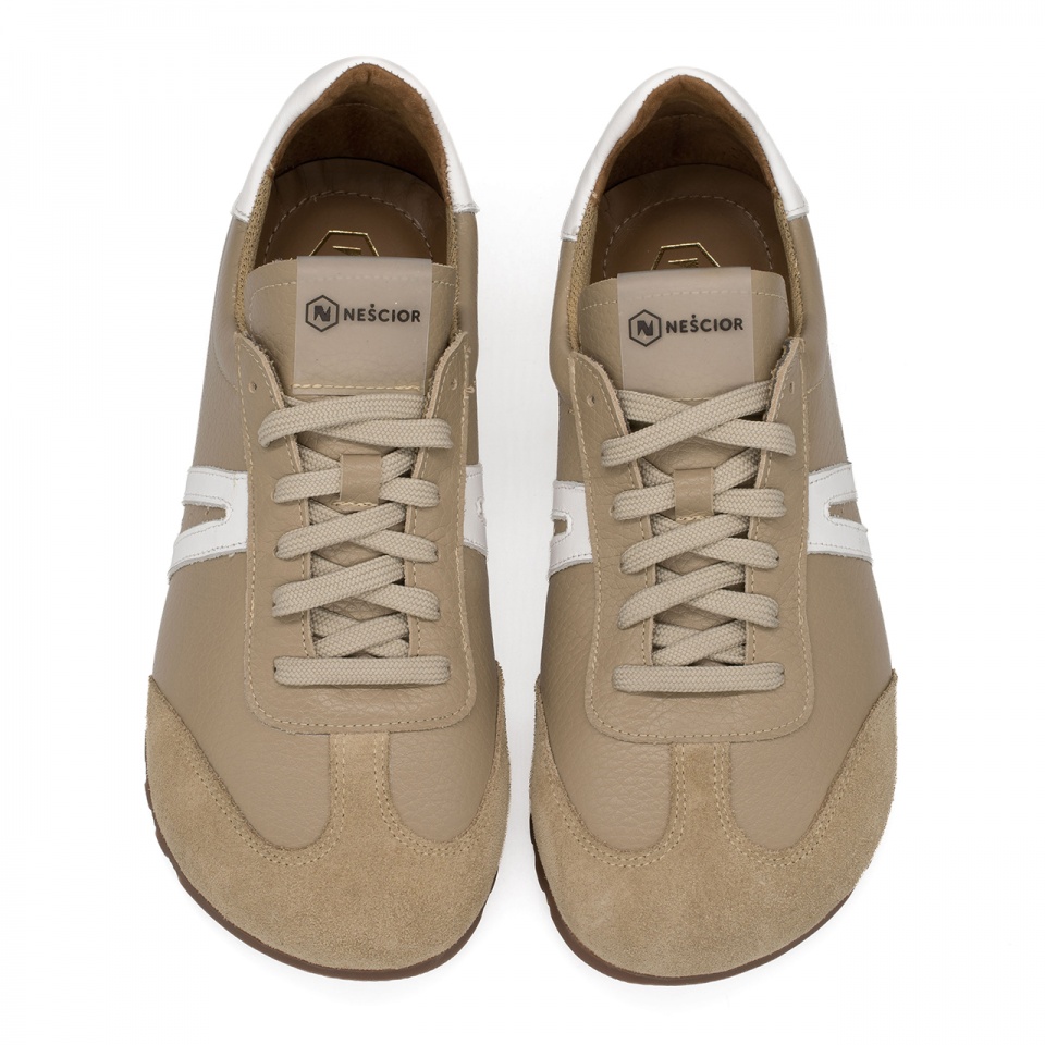Beżowe sneakersy barefoot 310B