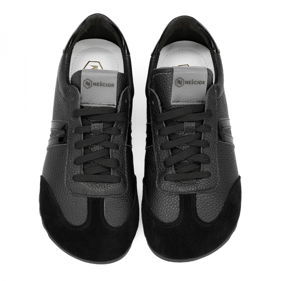 Czarne sneakersy barefoot 310B