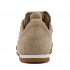 Beżowe skórzane sneakersy 291E