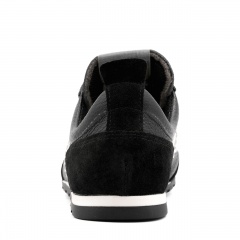 Czarne skórzane sneakersy 291E