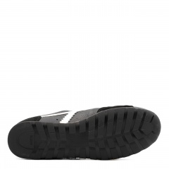 Czarne skórzane sneakersy 291E