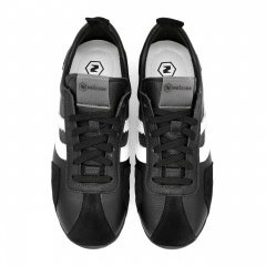 Czarne skórzane sneakersy 291E