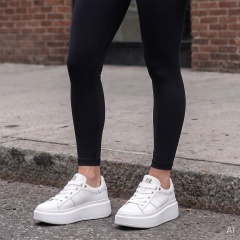 Białe skórzane sneakersy sohimmo 237R
