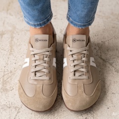 Beżowe sneakersy barefoot 310B