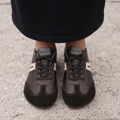 Ciemnobrązowe sneakersy barefoot 310B