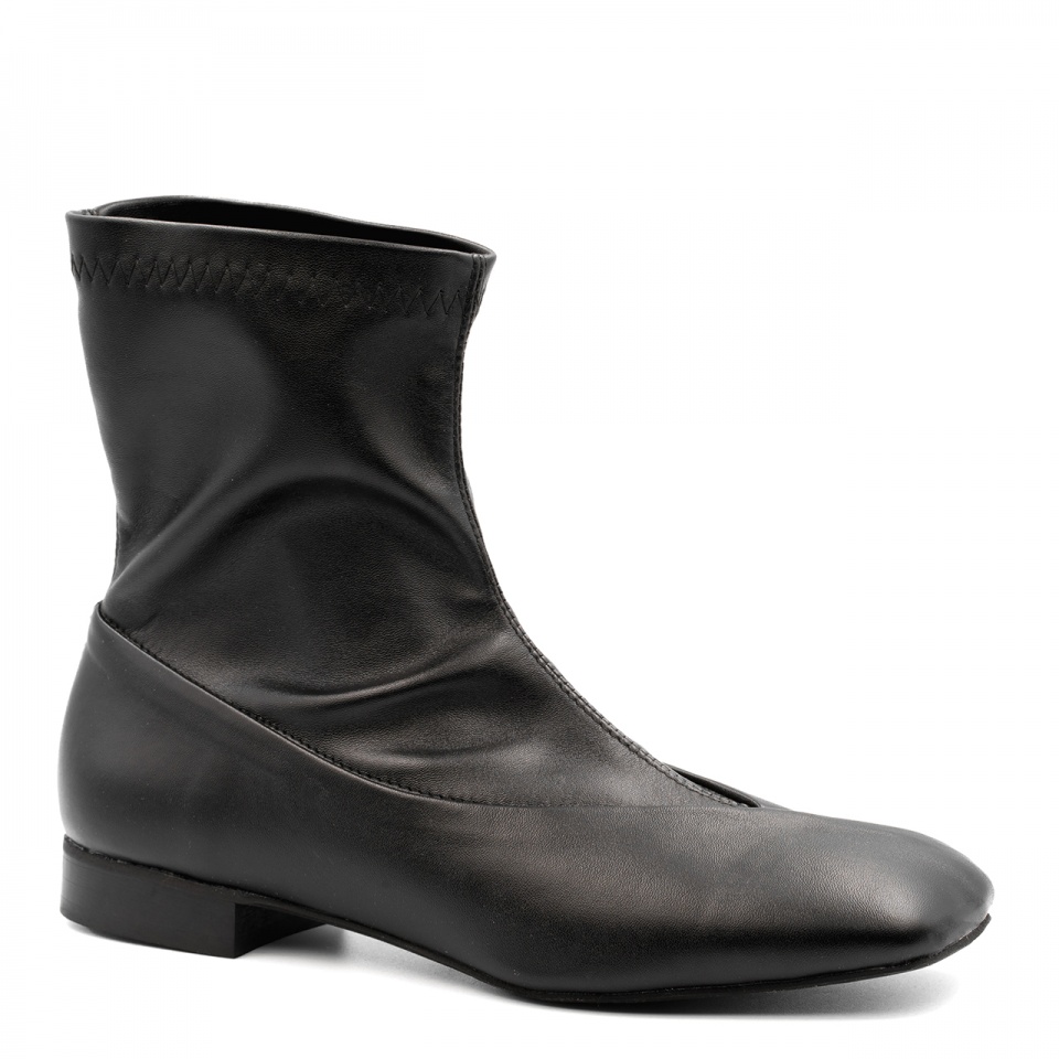 Czarne botki sock boots 80L