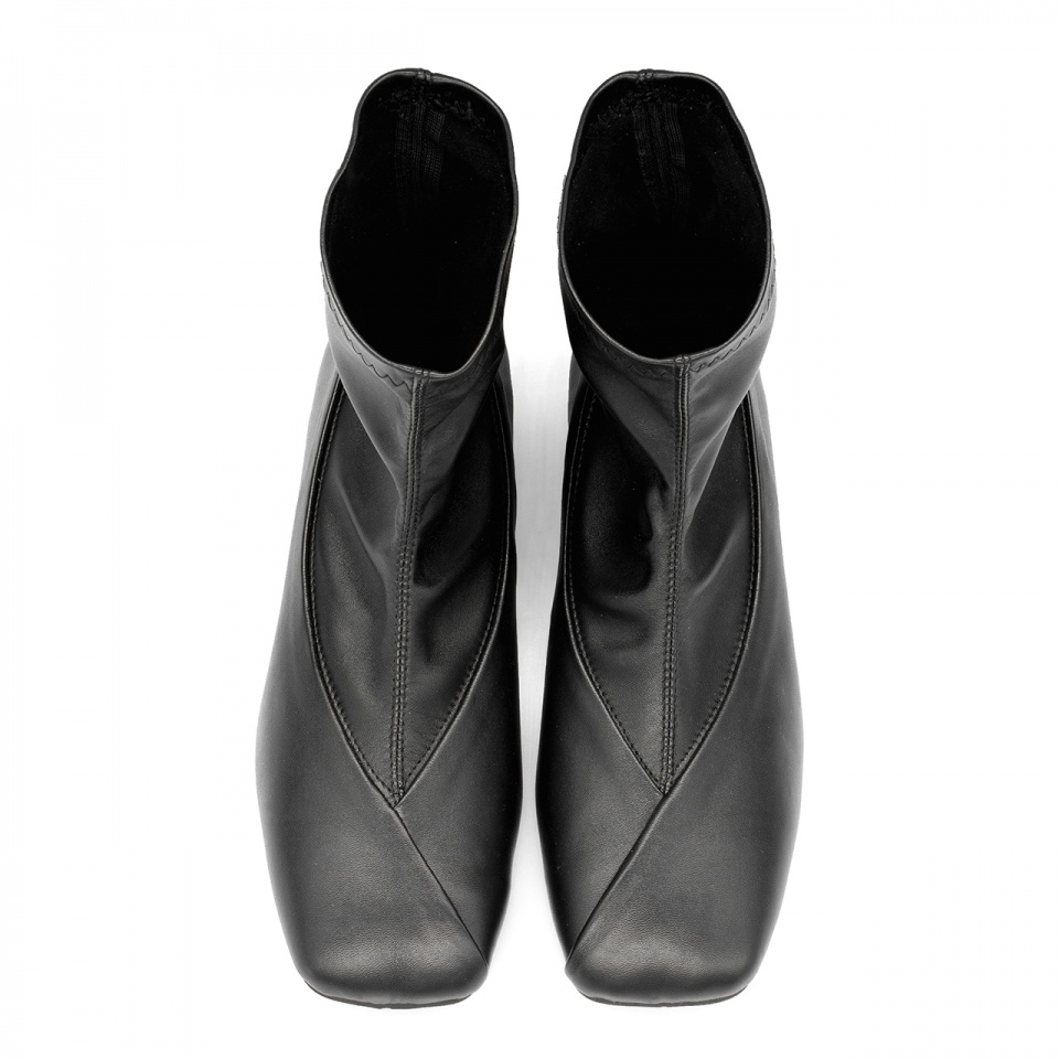 Czarne botki sock boots 80L