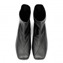 Czarne botki sock boots 80L