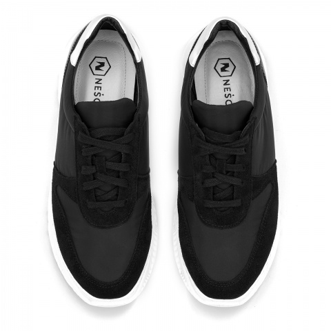 Sportowe pudrowe sneakersy typu chunky  256A