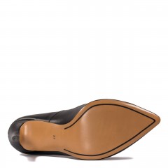 Czarne skórzane szpilki 105A