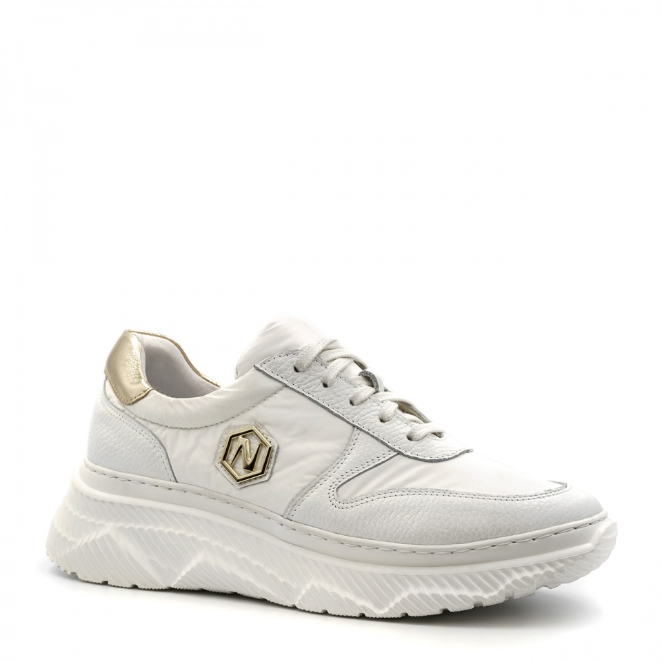 Sportowe białę sneakersy typu chunky 256A