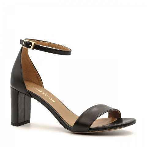 Wielokolorowe skórzane sandały w wężowy wzór 209B